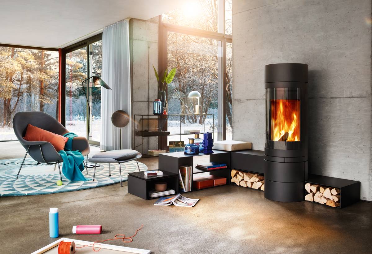 Poêle à bois Skantherm Elements Rund Guebwiller 0