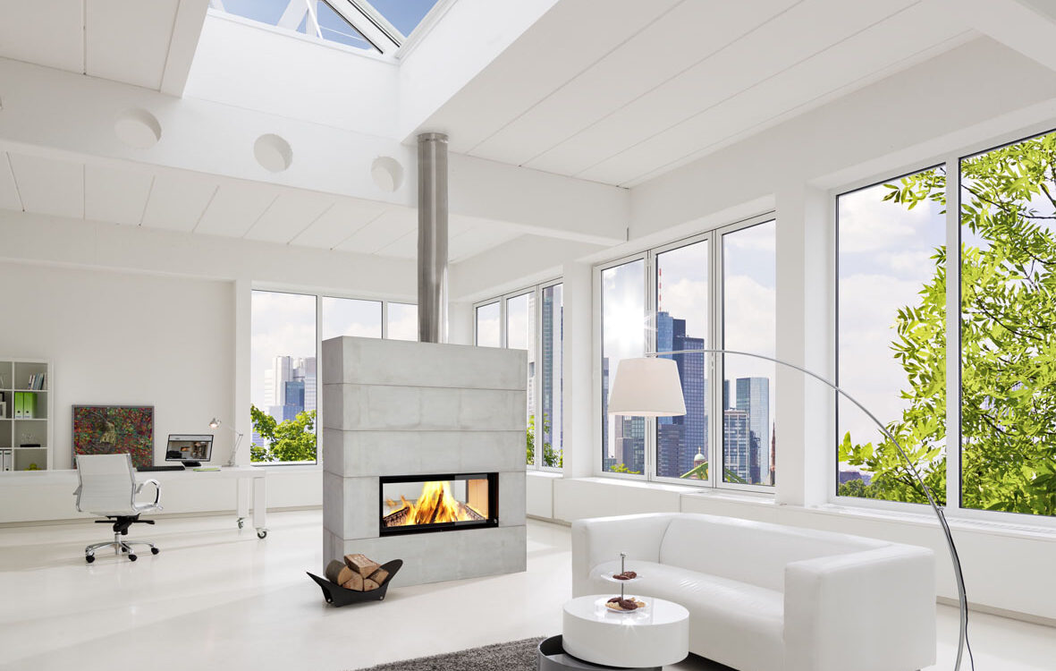 BRUNNER_SKYLOFT_BSK06_TUNNEL_0649_TEPPICH_GRAU 1181X750 | Les Cheminées Glam Foyers double face à bois Brunner Sainte-Marie-aux-Mines