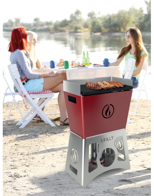 PLANCHA GRANULES GRILLY | Les Cheminées Glam Découvrez Grilly et Happy les Barbecues avec brûleur à granulés Guebwiller