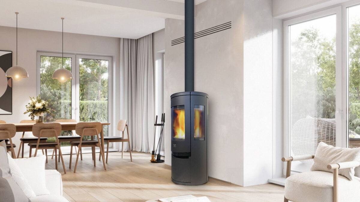 Poêle à bois Color &amp; Fire Trivision G3 Ensisheim