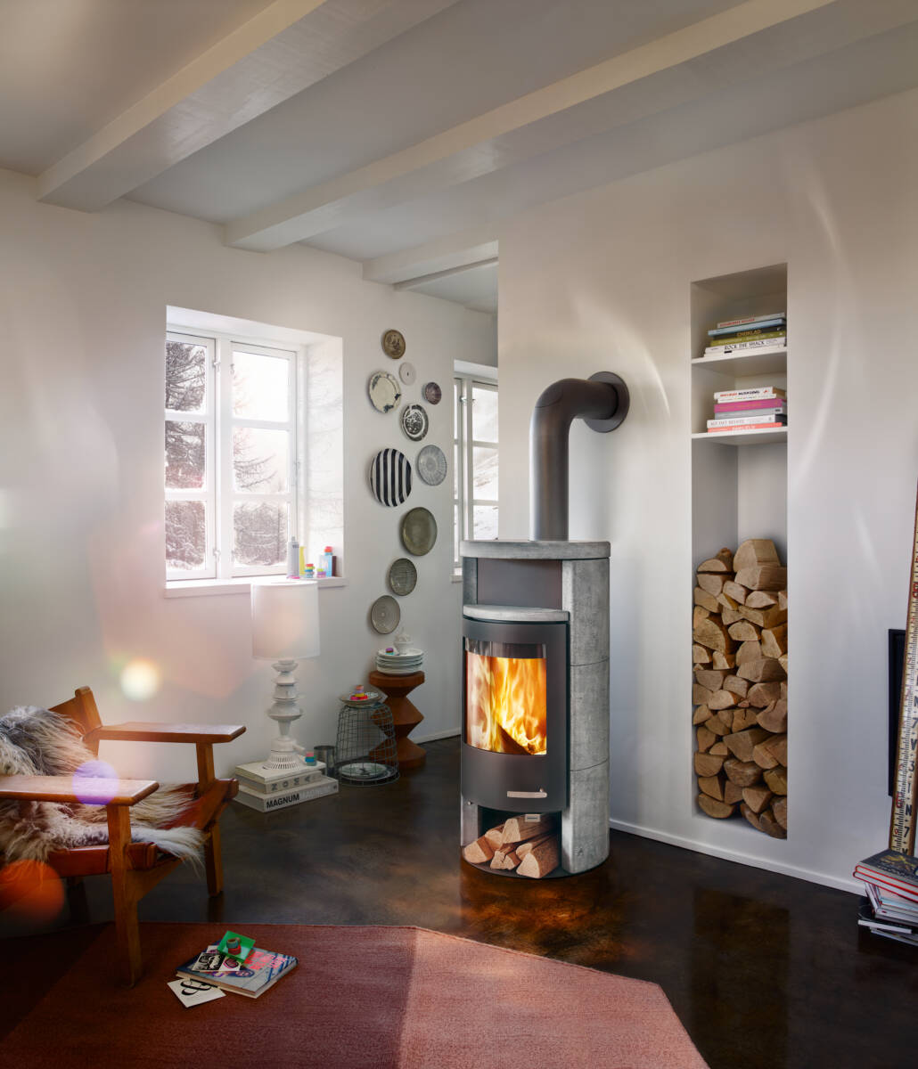 Poêle à bois Skantherm Merano Rond Ingersheim 0