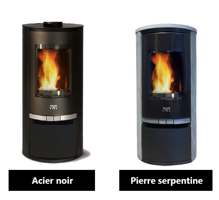 Poêle à bois Color &amp; Fire Galina G1 Ribeauville 0